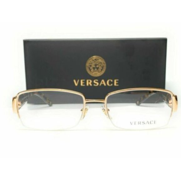 Versace Women\'s Gold and Havana Eyeglasses!